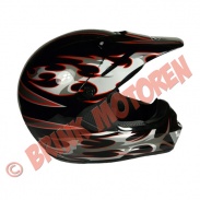 Helmen en Brillen - Crosshelm  maat XL zwart type2 - Helm cross - 2533